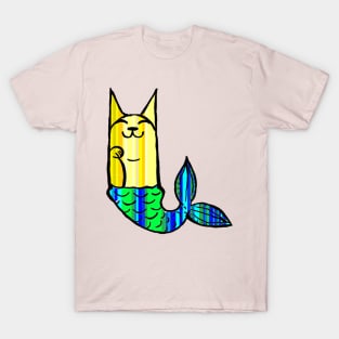 catfish,fishing,cat,graffiti,kitten by LowEndGraphics T-Shirt